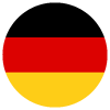 Deutsche Flagge, rund