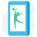 Symbol Olympischer Sport Live Übertragung