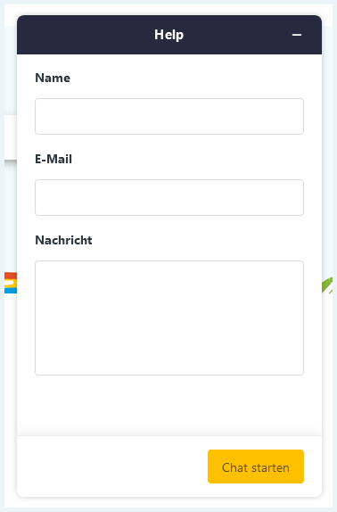 Geöffneter Kundensupport Live-Chat CyberGhost VPN