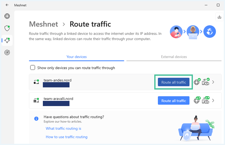 Acceso a plan de Netflix compartido con Red Mesh y NordVPN