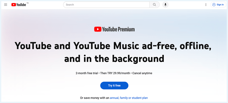 youtube premium vpn argentina turquia