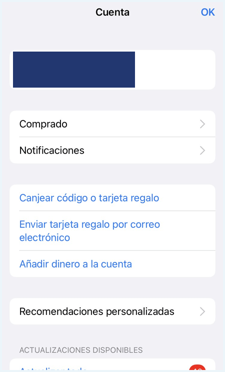 Instalar TikTok en iPhone captura de cuenta Apple ID