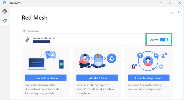 Netflix se puede compartir con Red Mesh de NordVPN