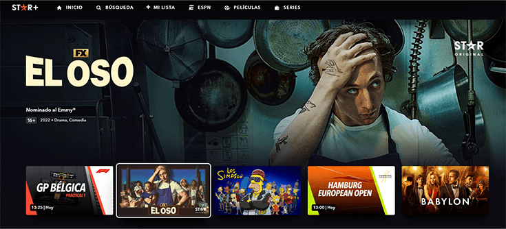 imagen principal de disney + star plus