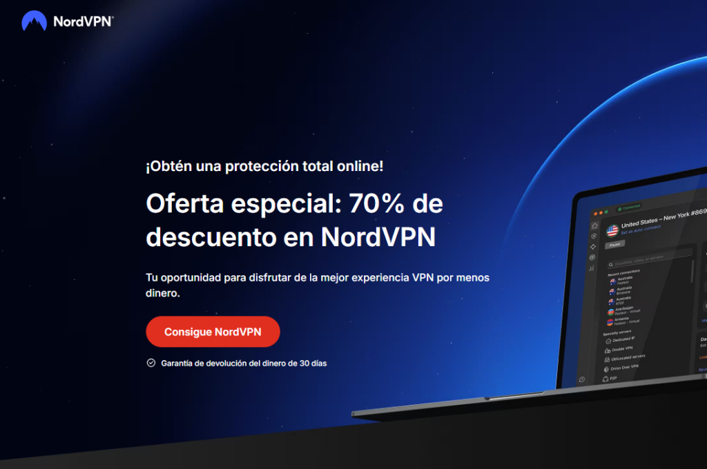 NordVPN Homepage