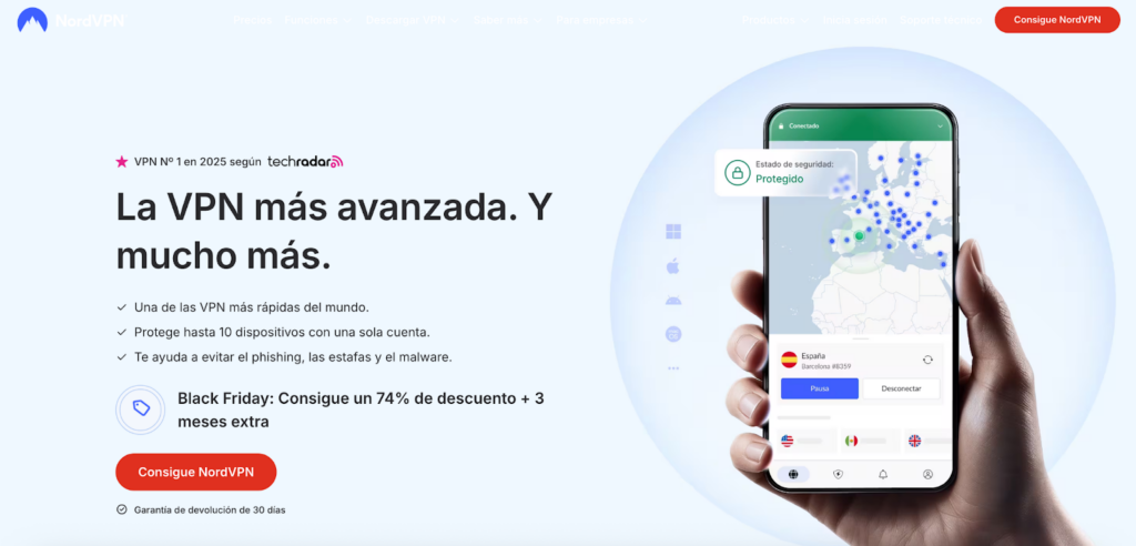 Instala NordVPN
