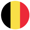 Icône circulaire de la Belgique