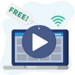 Icône du service de streaming gratuit