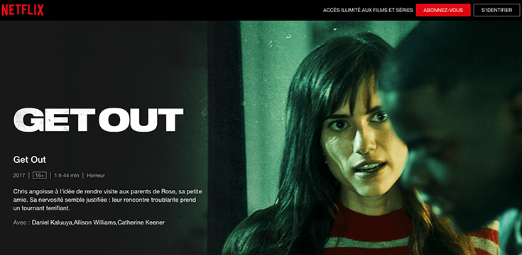 Get Out, film d’Halloween disponible en streaming sur Netflix
