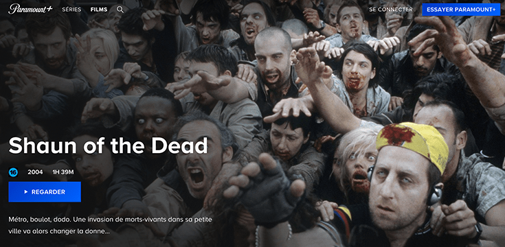 Shaun of the Dead, film d’Halloween disponible en streaming sur Paramount Plus