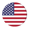 Drapeau circulaire des États-Unis