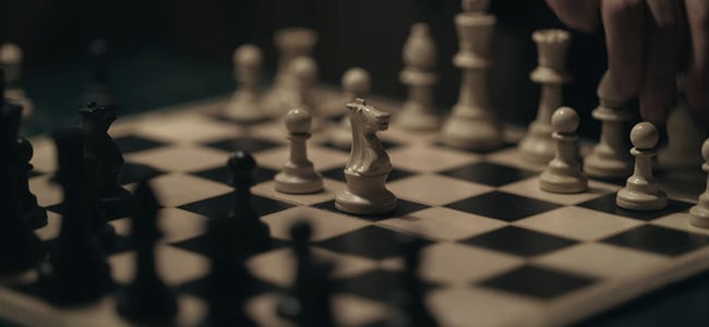 Capture d'écran de la série Le Jeu de la Dame (Queen's Gambit)