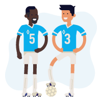 Joueurs de football