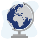 Icône du globe terrestre