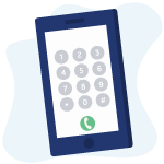 Icona di un telefono smartphone
