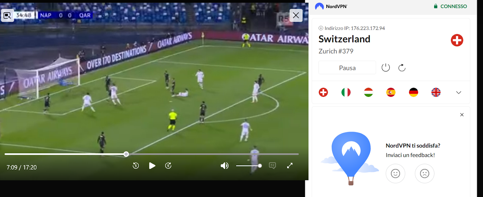 football streaming with vpn