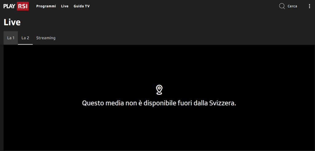 play rsi streaming error