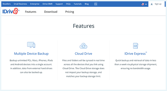 idrive, alternativa ao google fotos