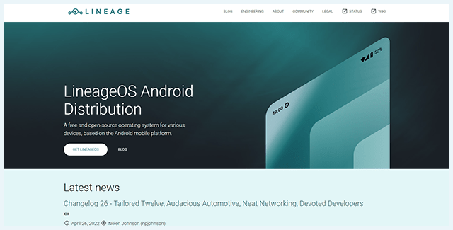 lineage, alternativa ao android