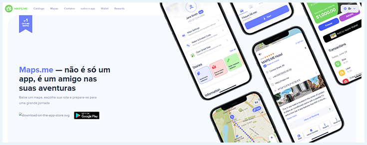 Maps.me, alternativa ao Google Maps