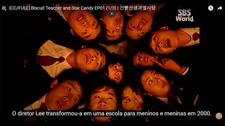 Captura de tela da série dorama Biscuit Teacher and Star Candy