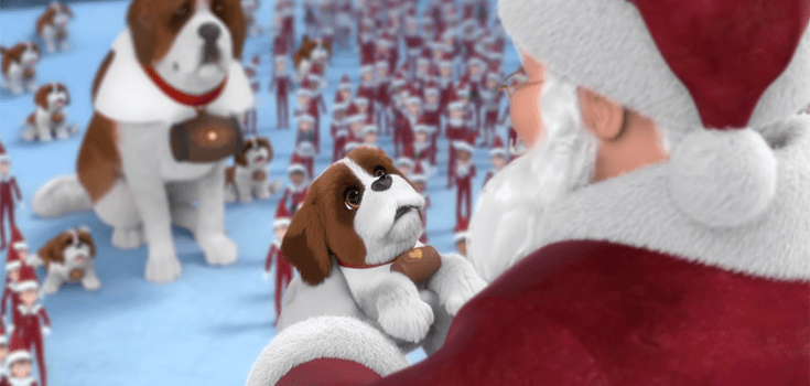 filme de natal netflix americana Elf Pets: Santa's St. Bernards Save Christmas