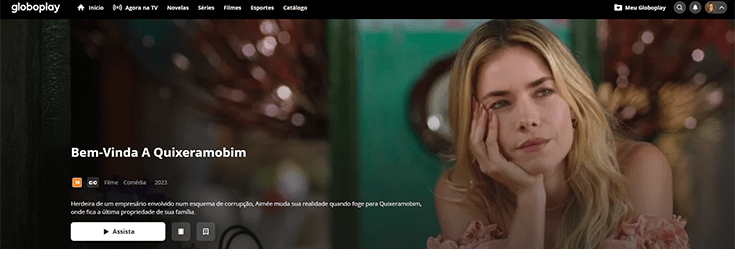 filmes globoplay, capa do filme Bem-vinda a Quixeramobim