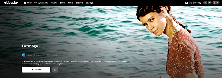 capa de novelas globoplay, imagem da novela fatmagul
