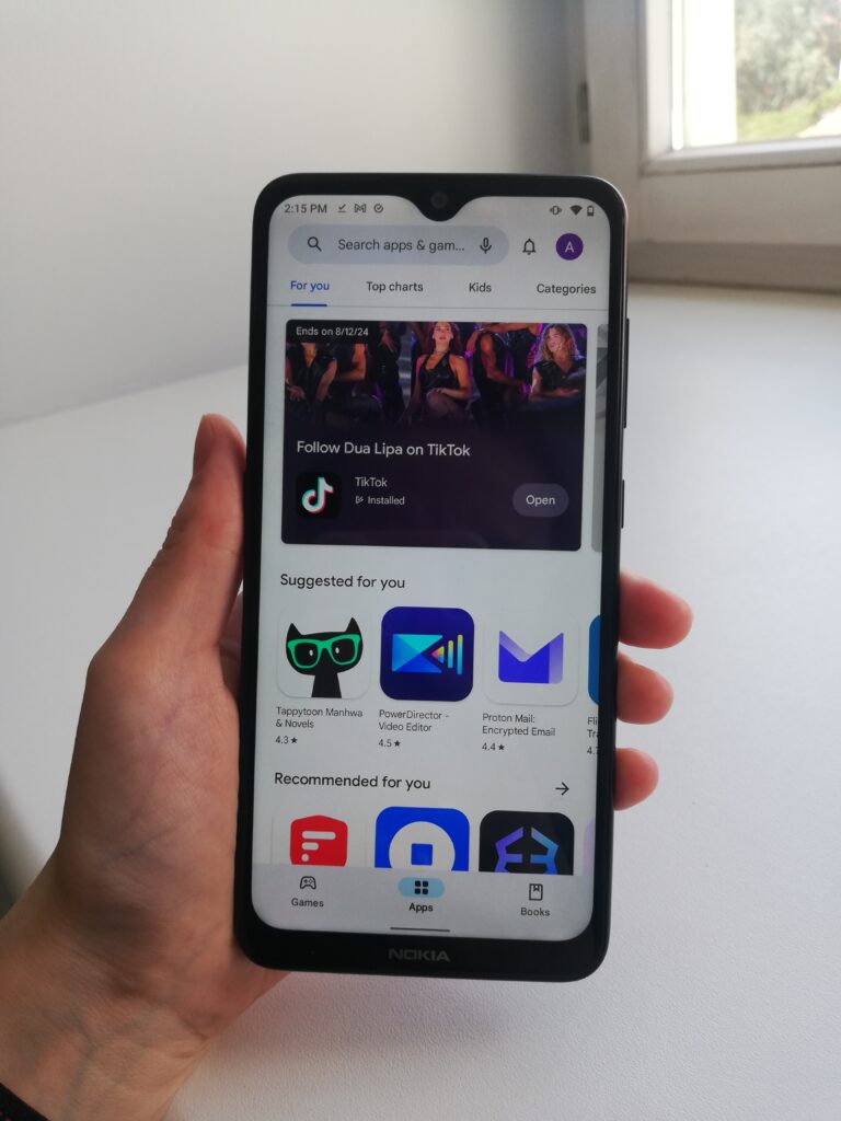 Download NordVPN app from the Google Play Store