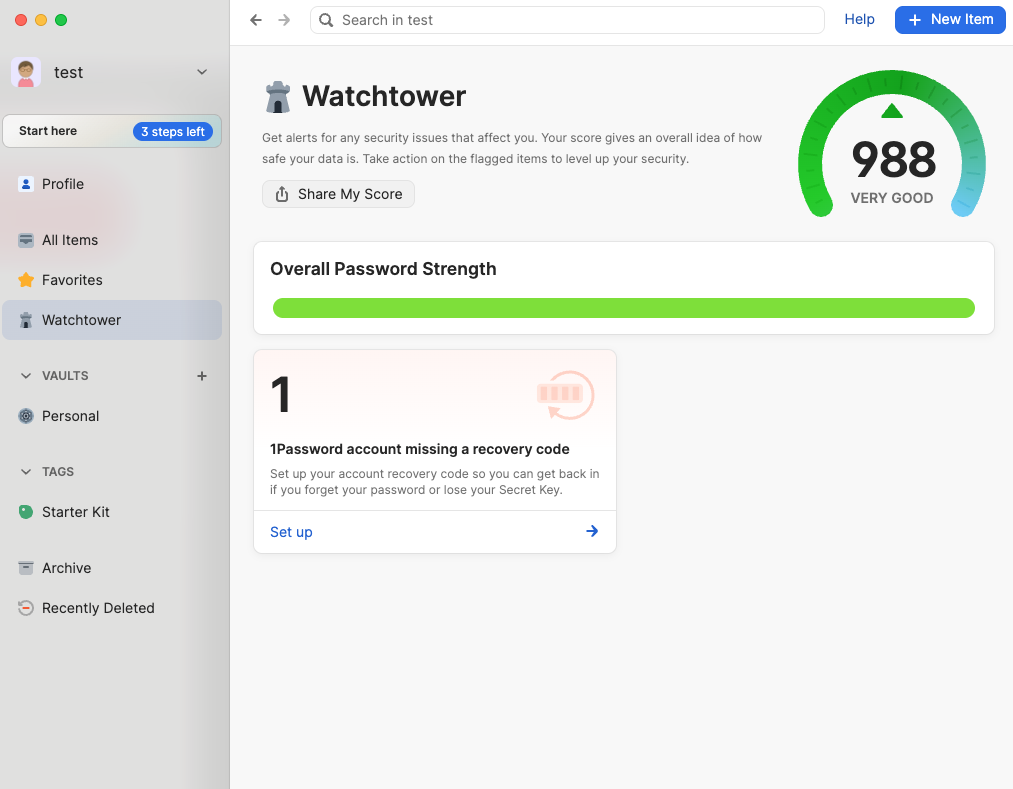 1Password application