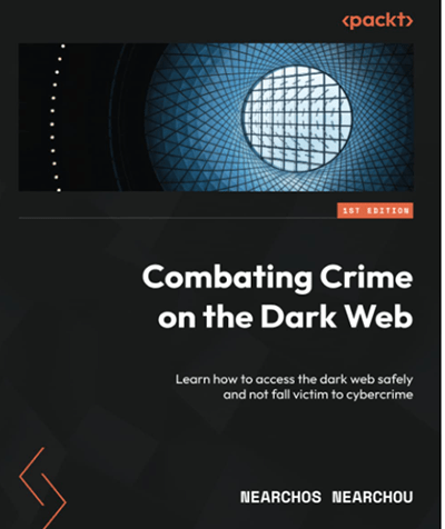 Combating crime on the dark web book cover on Amazon