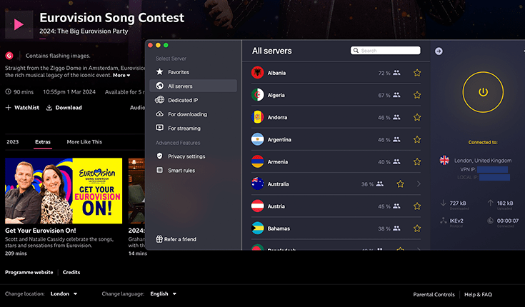 Unblocking BBC iPlayer by using CyberGhost VPN
