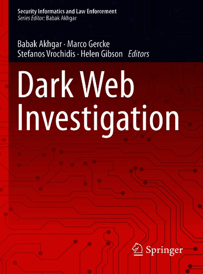 Dark web investigation book cover on Amazon