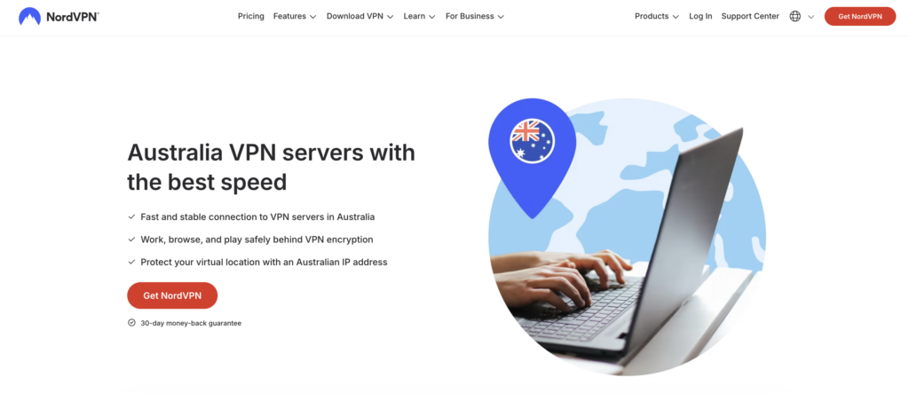 Get NordVPN to unblock Kayo