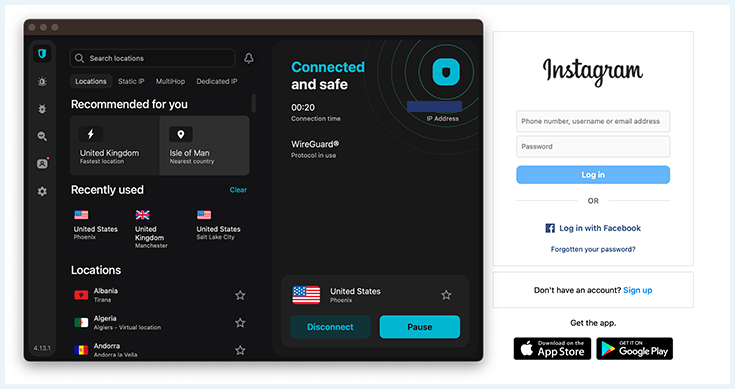 How we unblocked Instagram in Russia using Surfshark