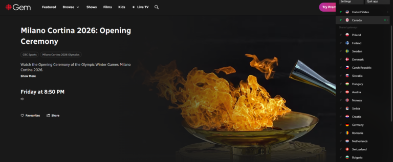 How to watch the 2026 Winter Olympics opening ceremony live free