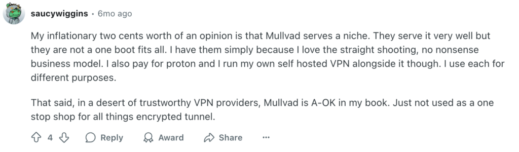 Mullvad Reddit