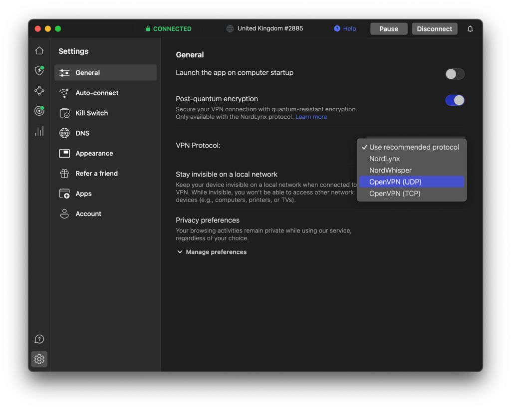 NordVPN obfuscated servers