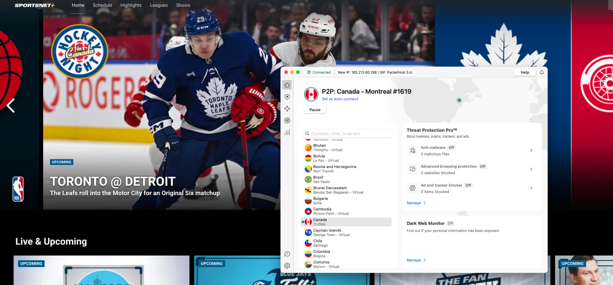 How to watch Sportsnet in the USA [2025 guide]