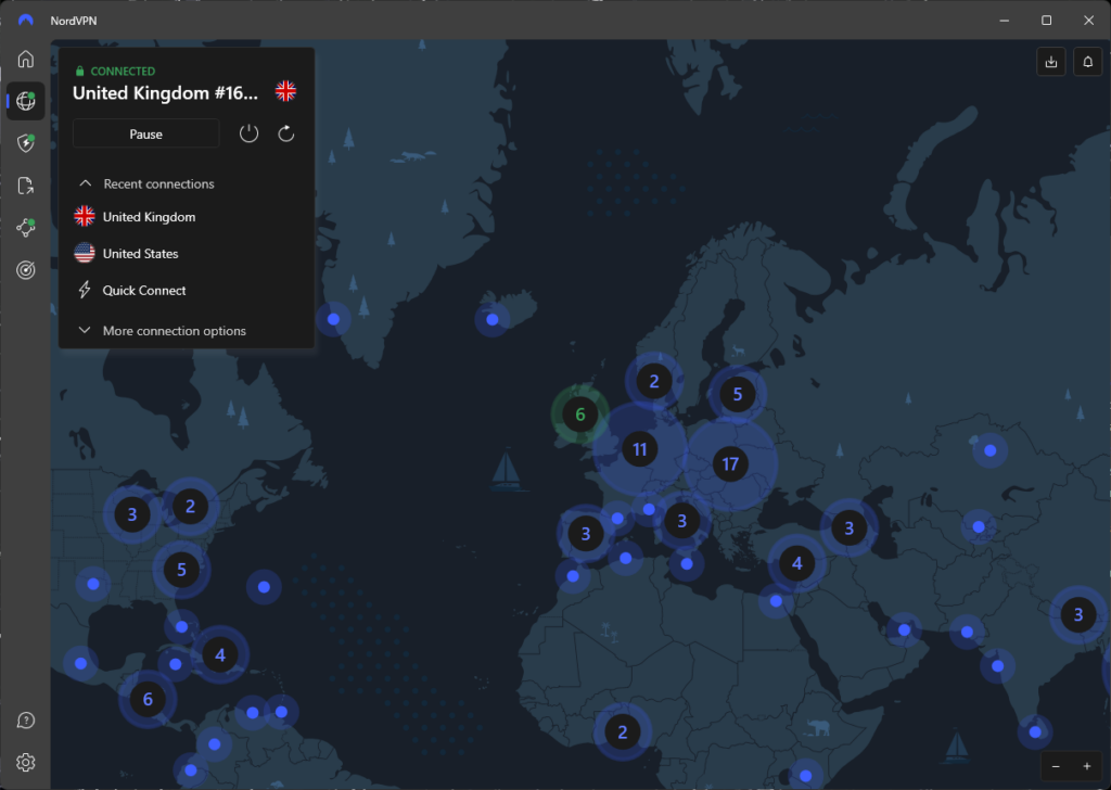 Connect to a NordVPN server in the UK to access free World Cup on BBC iPlayer