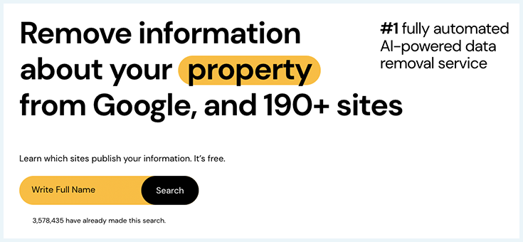 Screenshot of name input field on OneRep website