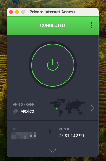 PIA connected to Mexico, a Stake-friendly country