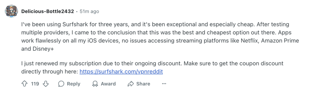 Surfshark Reddit