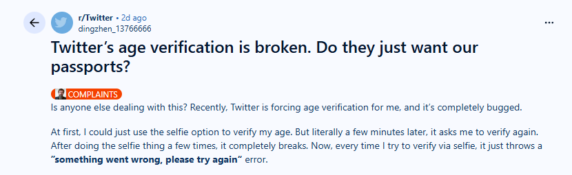 Twitter age verification Australia