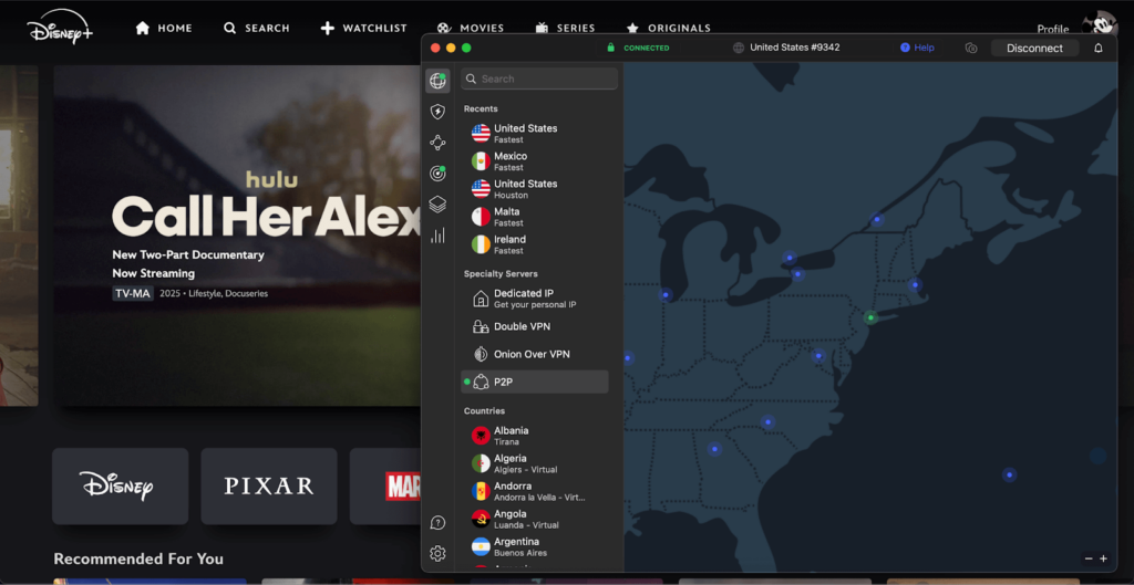 Disney+ as Popcorn Time alternative