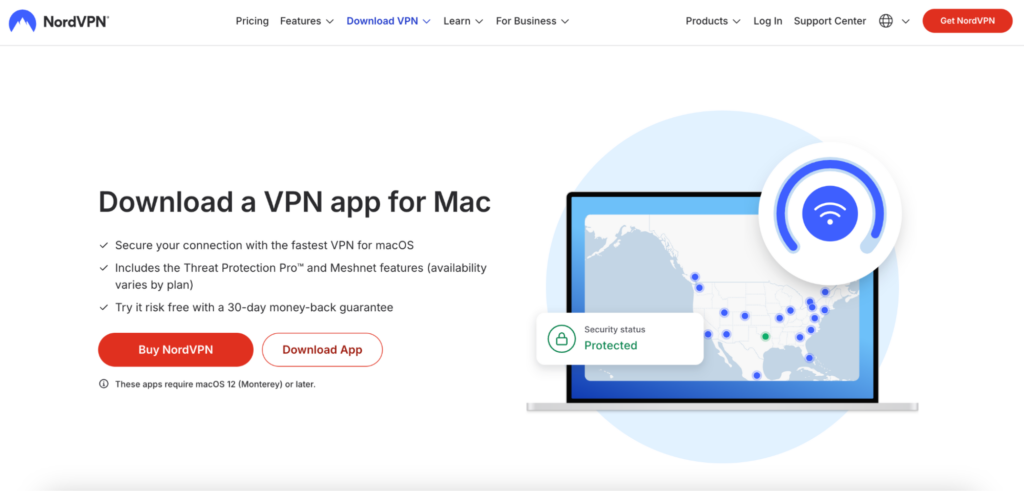 NordVPN supports all major operating systems