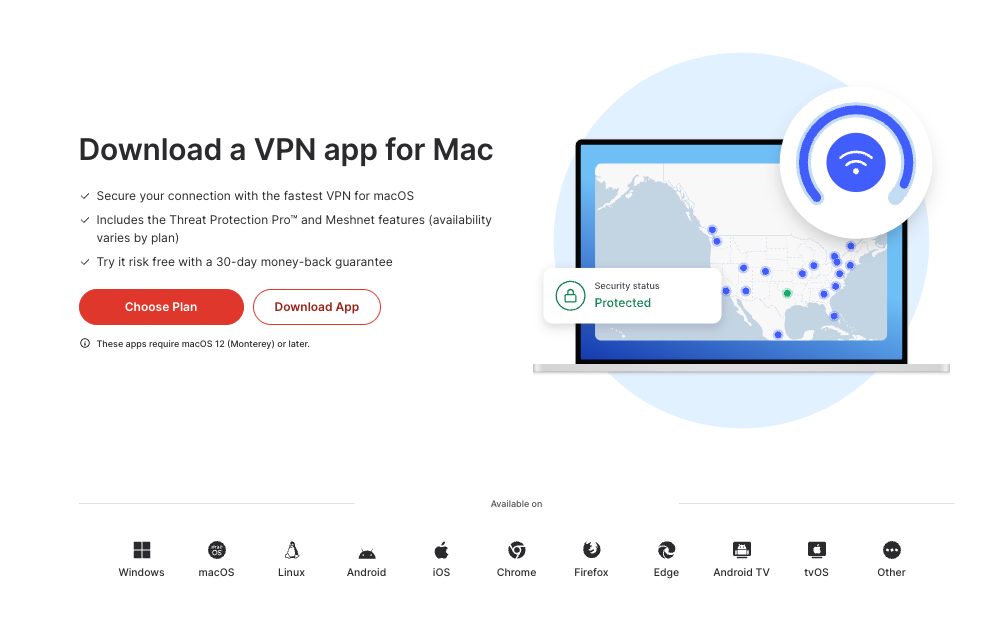 Download NordVPN for your device