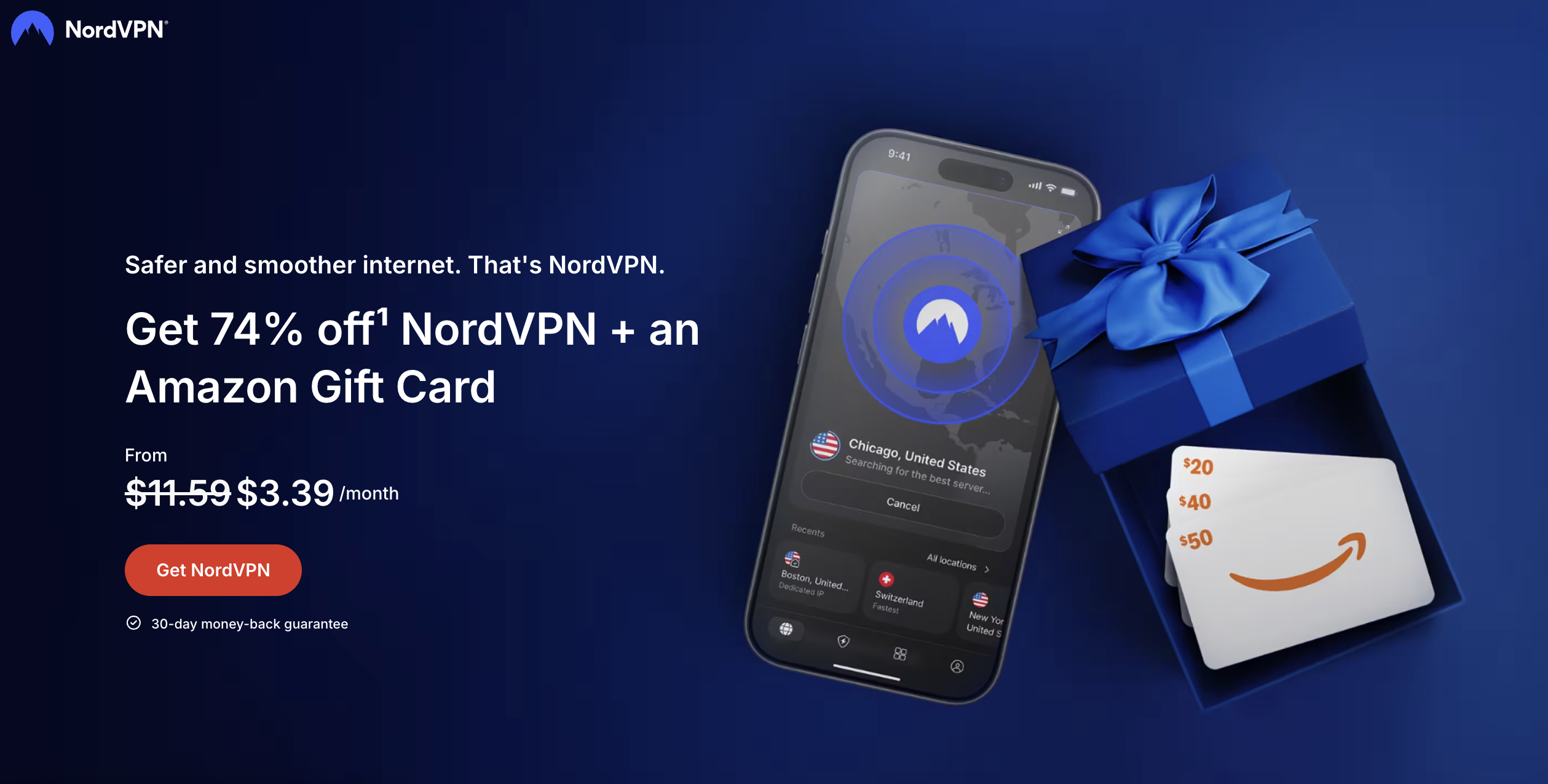 NordVPN is the best VPN for Facebook