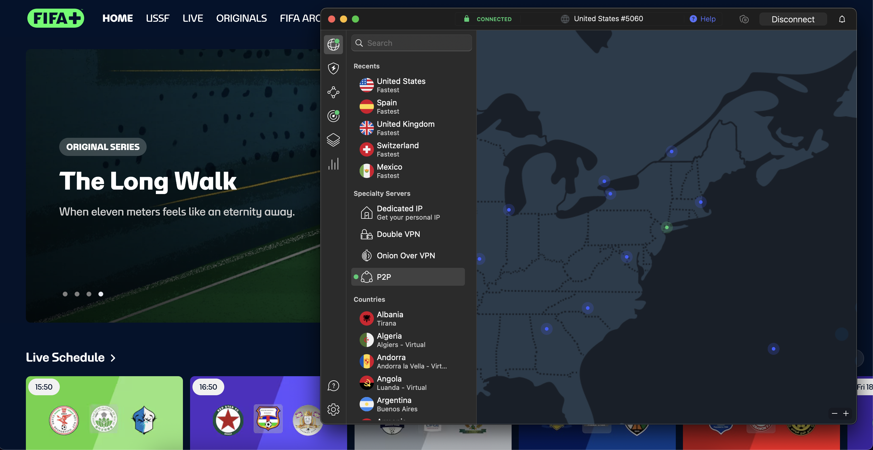 Watch free football with FIFA+