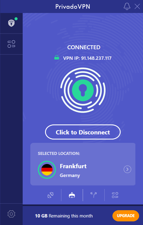 Privado VPN for Windows 11